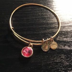 Alex and Ani October birthstone bracelet
